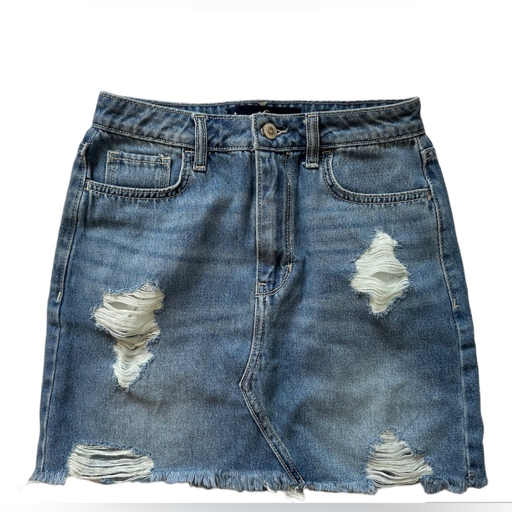 Hollister Ultra High-Rise Denim Skirt